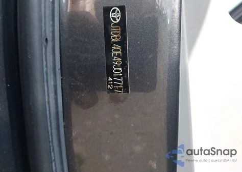 2009 Toyota Corolla Le из США, поврежденный, VIN JTDBL40E49J017717